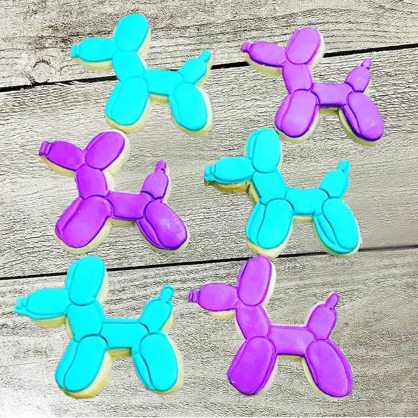 Basic Fondant Cookie - Poodle - Pack Of 15