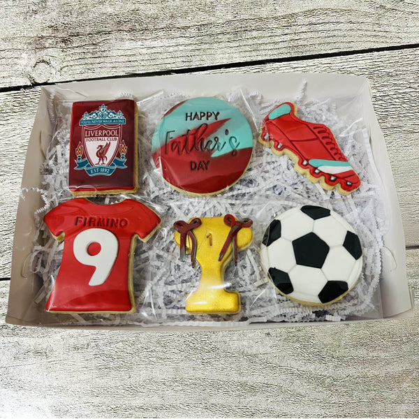 Detailed Fondant Cookie - Soccer Pack Of 6 - Liverpool