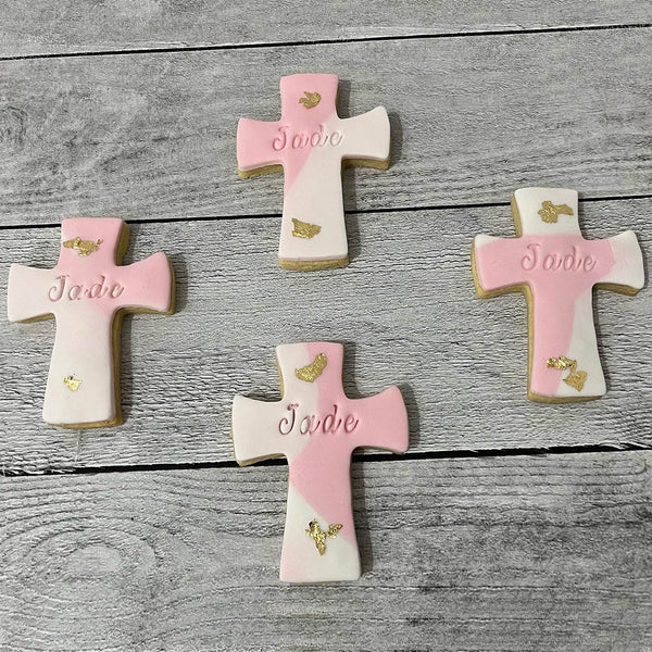 Basic Fondant Cookie - Cross - Pack Of 15